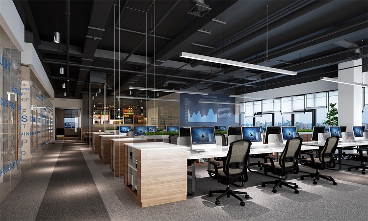 辦公室裝修色彩搭配，加洲建設打造高效舒適辦公空間